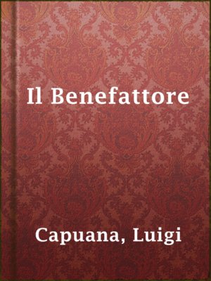 cover image of Il Benefattore